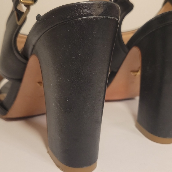 POUR LA VICTOIRE BLACK SLINGBACKS Sz 8.5 - Picture 6 of 12